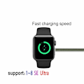 Miniatyrbillede 5 af 7: 4 i 1 Ur & Telefon USB Oplader Kabel Type C Kabel Magnetisk Oplader ledning