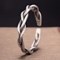 Miniatyrbild 5 av 6: Färg Retro Tre-trådigt Twist Armband Lätt Lyx All-match Elegant Par Smycken Justerbar Öppning