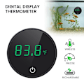 Miniatyrbild 2 av 7: Akvarium Termometer LCD Digital Extern Termometer Laddning Typ-C Fisk Tank Mini Termometer Hög Precision