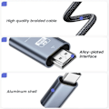 Pikkukuva 5 / 6: USB C HDMI kaapeli 4K 30Hz 6.6 FT Ultra High Definition USB tyyppi C HDMI muunnin kotiin toimistoon