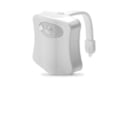 Miniatyrbillede 1 af 8: Toilet Nat Lys PIR Bevægelse Sensor Toilet Lys LED Vaskerum Nat Lampe