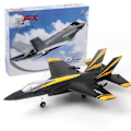 Miniatyrbild 1 av 7: RC Flygplan 2.4G Radio Fjärr Kontroll Plan RC Fighter Channel Fixed Wing Foam Segelflygplan Flygplan