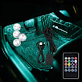 Miniatyrbilde 5 av 8: LED Underglød Lys for Bil 8 Farger Endre Fot Lys Ambient Lampe