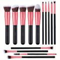 Miniatyrbilde 9 av 11: 14 deler Sminke Børster Set  Soft Fluffy Foundation Blush
