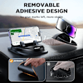 Miniatyrbilde 3 av 7: Bil telefon holder anti-skli pad matte telefon holder dashbord oppgradert gjenbrukbar silikon telefon feste for bil dashbord