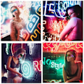 Pikkukuva 5 / 7: Led lasit Bluetooth DIY Luminous Rave Party Lasit Festival Aurinkolasit Gafas Led Electronic Shining Glasses