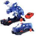 Miniatyrbillede 7 af 8: Vold Transformation Action Figur Robot Burst Deformation Bil Beast 360° Flip Capture Chip Dreng Børn Legetøj