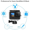 Pikkukuva 9 / 9: Vedenpitävä 60M Kotelo Sukellus Suoja Go Pro 9 10 GoPro9 vedenalainen sukellus kansi tarvikkeet