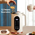 Miniatyrbilde 5 av 7: Elektrisk Soya Melk Maskin 10-blads Blade Frokost Maskin 1500ml Juicer Blender Mixer