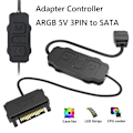 Miniatyrbillede 2 af 8: 5V 3Pin ARGB Controller SATA Strømforsyning Mini RGB LED