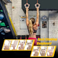 Miniatyrbilde 2 av 6: Pull-Up Brett Hengbrett Rock Klatring Finger Forsterker Brett Trener Underarm Forsterker Trening Verktøy Utendørs Klatring
