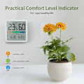 Miniatyrbild 5 av 7: Digital Hem Inomhus Temperatur Fuktighet Mätare LCD Digital Termometer Hygrometer Sensor Mätare Väder Station