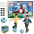 Miniatyrbild 1 av 6: 150 cm fotboll spel matta set utomhus inomhus fotboll leksaker