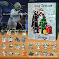 Pikkukuva 3 / 7: Star Wars Yoda Lapset Blind Box Yllätys lahja joulu adventti kalenteri