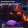 Miniatyrbilde 5 av 8: Camping Lantern Oppladbar LED Smart Lys Bluetooth Kontroll av Tuya APP Musikk Sync RGB LED Telt Belysning 13500mAh Utendørs 80W