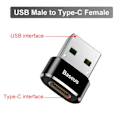 Miniatyrbild 1 av 5: USB-C Hane Till Micro USB Typ-c Kvinna Konverterare För Macbook Samsung