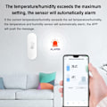 Miniatyrbillede 4 af 7: WiFi Temperatur Fugtighed Sensor Smart Life APP Monitor Smart Home