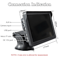 Miniatyrbild 7 av 8: 7 tum Bärbar Touch Skärm Med USB AUX Android Auto Bil Radio Multimedia Video spelare