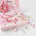 Miniatyrbilde 3 av 7: 24 Bykker Hello Kitty Jule Advent Kalender Kawaii Sanrio Tilfeldig Anime Figurer Nøkkelring Gave Eske
