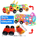 Miniatyrbild 9 av 10: Barn Big Size Plus Magnetisk Byggnadsblock för Barn Designer Konstruktör Set leksaker