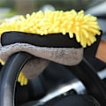 Miniatyrbillede 4 af 7: Vandtæt bil vask mikrofiber chenille handsker tykke bil rengøring mitt voks detaljer børste