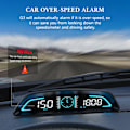 Miniatyrbilde 6 av 7: Auto Speedometer Head Up Display Bil Smart Digital Alarm Påminnelse Meter