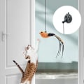 Miniatyrbild 4 av 7: Uppgraderad Epoxi Sucker Stål Tråd Lång Stång Fjäder Katt Retande Pinne Katt Själv Hej Nej Skadlig Ingredienser
