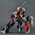 Miniatyrbilde 4 av 5: Hasbro Toys Transformers Optimus Prime ABS Manual Robot Figur Modell Ornaments Toy