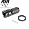 Miniatyrbild 4 av 6: 1PC Drill Chuck Omvandlare Socket Adapter Hex Skaft 1/2" Drive To 1/4" Hex Shank