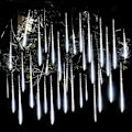 Miniatyrbilde 4 av 11: LED Meteor Dusj Regn Lys Vanntett Fallende Regndråpe Even Snor Lys til jul