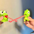 Miniatyrbilde 2 av 9: Barn Kreativt Dekompresjon Fidget Leker Klyp Frog Dinosaur Sticking Tunge Ut Lempe Stress Leetøy