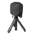 Miniatyrbillede 6 af 6: Mini EVA etui beskyttende taske til GoPro Hero 11 10 9 8 7 6 5 sort sport kamera PU opbevaring boks