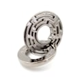 Pikkukuva 4 / 6: 1kpl 52x6mm metalli lukitsematon labyrintti palapeli labyrinti IQ mieli aivo kiusoittaja koulutus lelu