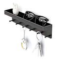Miniatyrbillede 3 af 6: Hvid Nøgle Holder til Væg Dekor Post Reol Sorter Organizer Nøgle Bøjle
