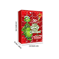 Miniatyrbilde 4 av 5: Jul advent kalender inneholder 24 gaver jul søte figurer dukke advent kalender