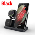 Pikkukuva 7 / 7: 15W 3 In 1 Langaton laturi teline pikalataus telakka asema Samsung Z Fold 3 S21 S20 Galaxy Watch 5 4 3 Active 2  S3 S4 Buds