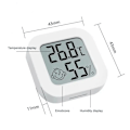 Miniatyrbild 4 av 7: LCD Digital Termometer Hygrometer Inomhus Rum Elektronisk Temperatur Fuktighet Mätare Sensor Mätare Väder Station För Hem