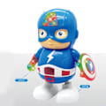 Miniatyrbillede 2 af 5: Cute Anime Figurines Legends Avengers Dancing Iron Man Robot Model Captain America