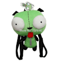Miniatyrbilde 1 av 6: Alien Invader Zim 3D Eyes Robot Gir Søt Fylt Plysj ryggsekk grønn bag julegave
