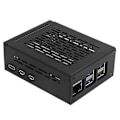 Miniatyrbild 1 av 6: Geekbord Raspberry Pi 5 Case (P579-V2) | Support PCIe M.2 NVMe SSD Shield Top X1001 / X1003 / X1000 / X1004   Aktiv Kylare
