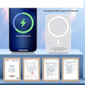 Miniatyrbillede 4 af 8: 5000mAh Original 1:1 Macsafe Power Bank Portable Magnetic Trådløs Oplader For iPhone12 13 14 Pro Max