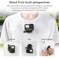 Miniatyrbilde 4 av 7: Magnetisk Action Kamera Quick Release Bracket Gopro Tilbehør Release Bracket for GoPro Hero