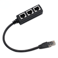 Miniatyrbild 6 av 6: RJ45 Ethernet Splitter Cable 1 Hane till 3 Kvinna LAN Ethernet Splitter för Cat5 Cat6 LAN Ethernet Socket Connector