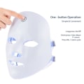 Miniatyrbillede 6 af 7: Genopladelig ansigtsbehandling LED maske 7 farver LED foton terapi skønhed maske