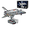 Miniatyrbild 1 av 7: Rymd leksaker MOC rymdfärjan modell montering modell tegelstenar