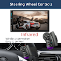 Miniatyrbillede 4 af 6: Carplay Android Auto 1 Din 7 Tommer Bil Radio Multimedie Afspiller HD Touch Skærm