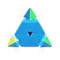 Miniatyrbillede 5 af 7: 3x3x3 Terning trekant Speed Magic spil Professionelt cubo magico Puslespil Farverigt Pædagogisk legetøj
