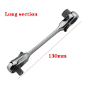 Miniatyrbillede 9 af 9: 2 i 1 Mini Hex Bit Driver Skruetrækker Håndtag Tovejs Quick Release Nøgle Skruenøgle Dobbelt hoved skralde fatning nøgle