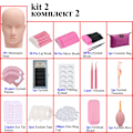 Miniatyrbillede 7 af 7: False eyelash extension kit sæt til begynder vipper børste pincet