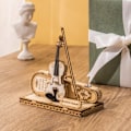 Miniatyrbild 3 av 5: 3D trä pussel fiol capriccio modell för pojkar och flickor